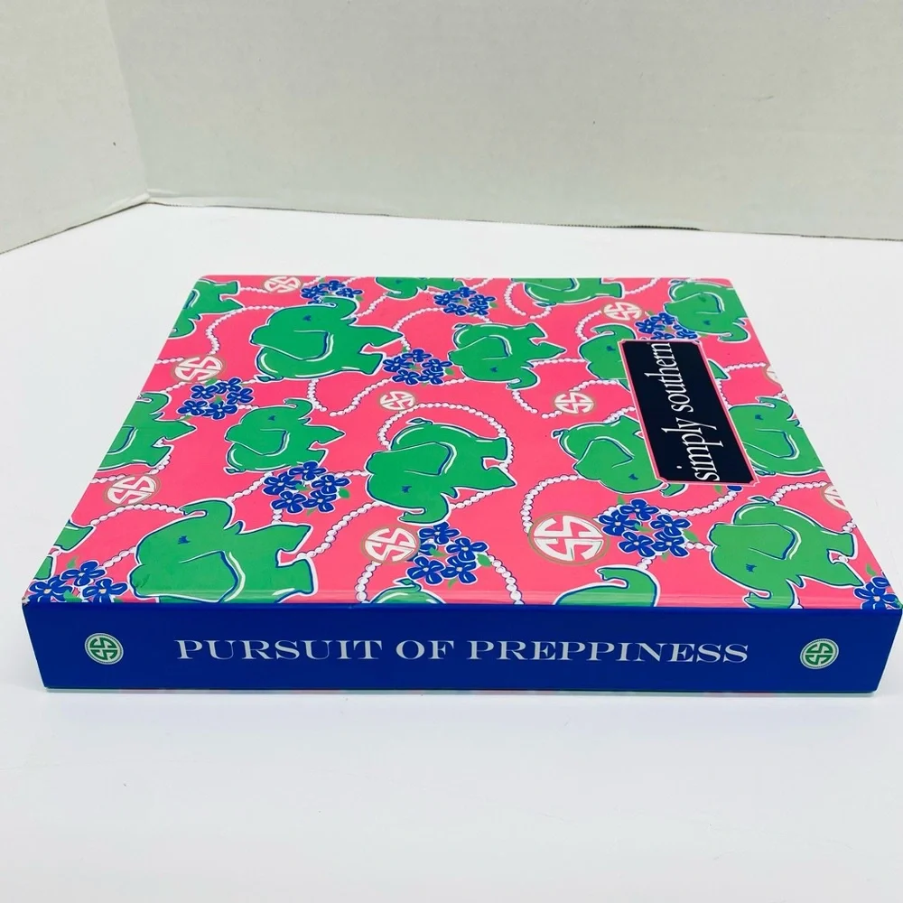 Simply Southern Notebook Journal Calendar Removed Pursuit of Preppiness Elephant